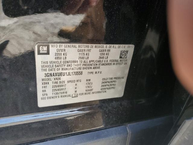 Lot #2500481011 2018 CHEVROLET EQUINOX LT salvage car