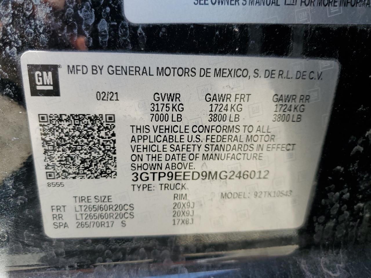 XGTP9EED6LG216142 2020 GMC Sierra K15