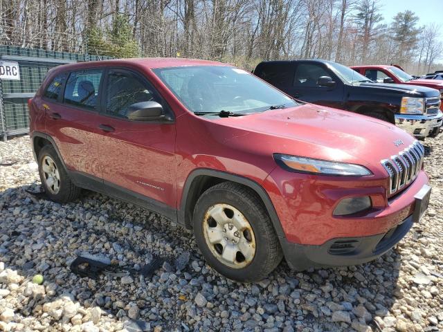 Lot #2484986964 2015 JEEP CHEROKEE S salvage car