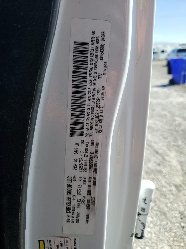 1C4BJWDG1EL285393 2014 Jeep Wrangler Unlimited Sport