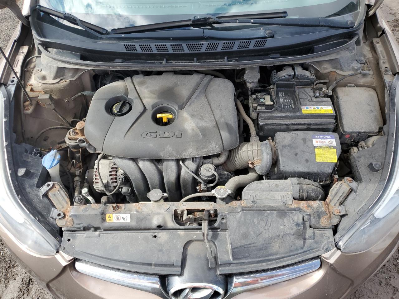 KMHDH4AHXEU190021 2014 Hyundai Elantra Se