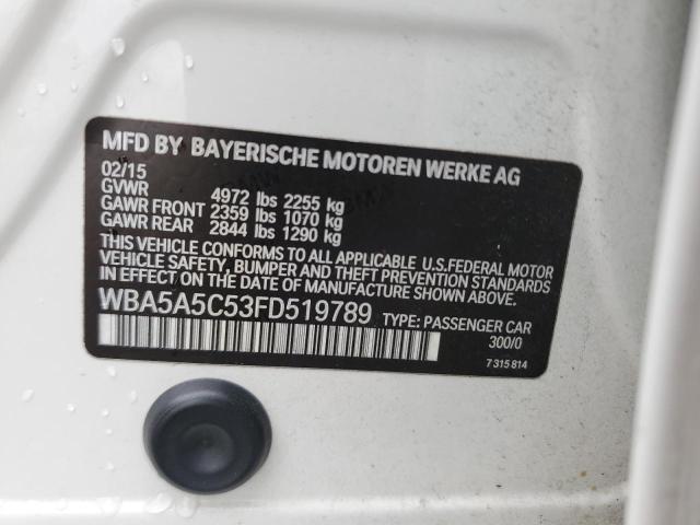 2015 BMW 528 I - WBA5A5C53FD519789