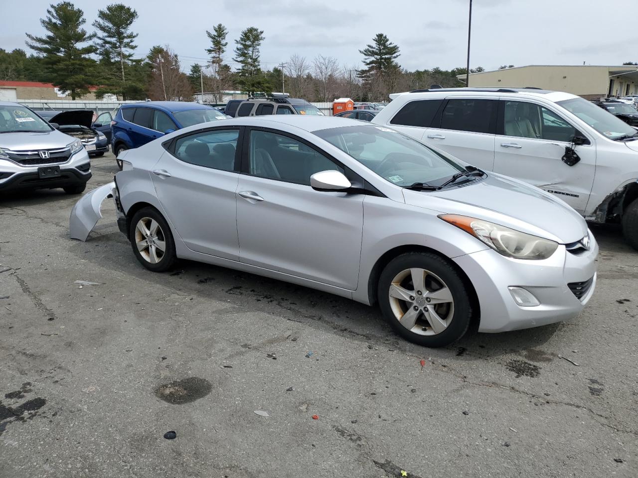 KMHDH4AEXDU863880 2013 Hyundai Elantra Gls