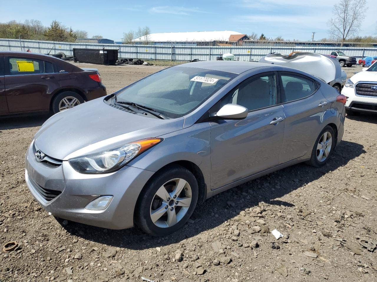 KMHDH4AE7DU681134 2013 Hyundai Elantra Gls