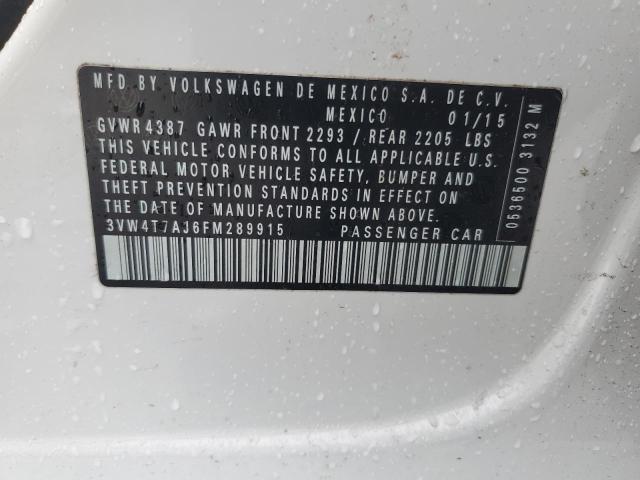 2015 VOLKSWAGEN JETTA GLI - 3VW4T7AJ6FM289915