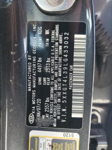 2020 Kia Optima Lx VIN: 5XXGT4L39LG433032 Lot: 51781834