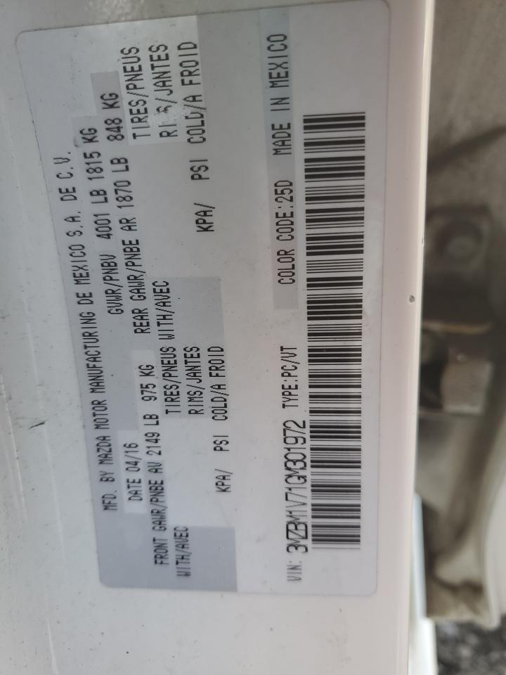 3MZBM1V71GM301972 2016 Mazda 3 Touring