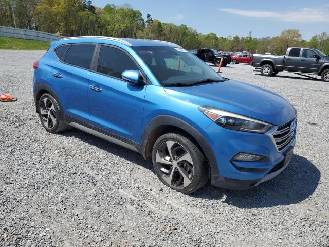 Lot #2486983465 2017 HYUNDAI TUCSON LIM salvage car