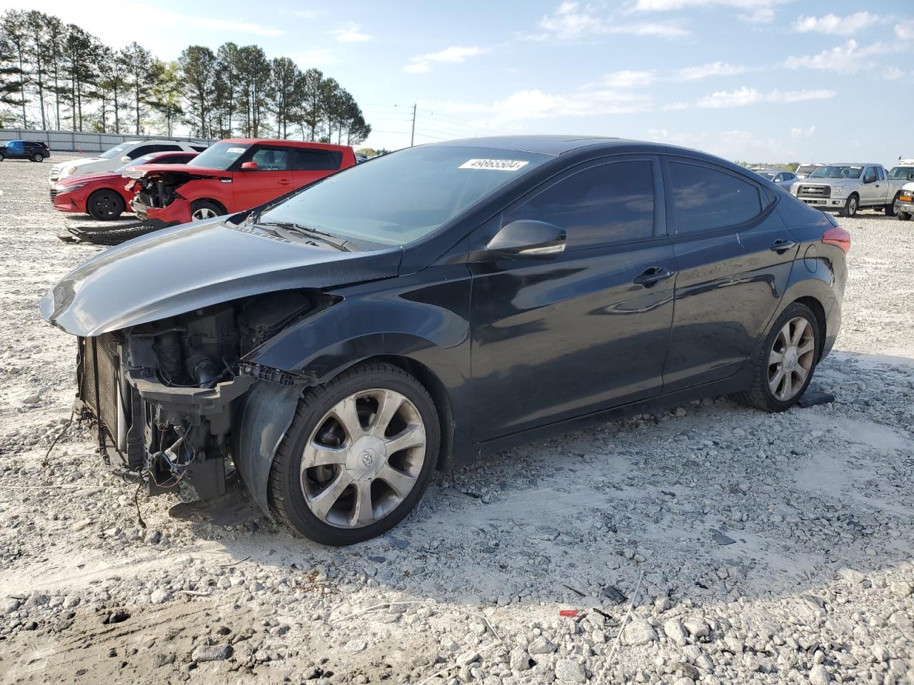 KMHDH4AE3DU539007 2013 Hyundai Elantra Gls