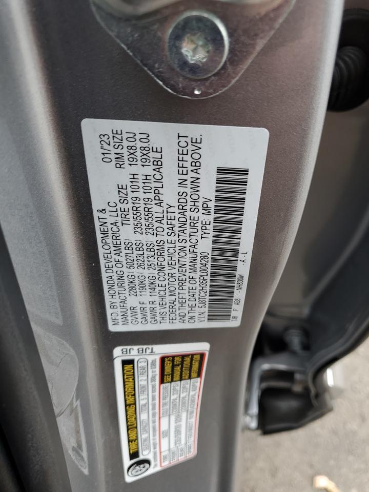 5J8TC2H35PL004280 2023 Acura Rdx