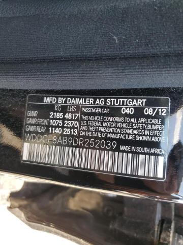 VIN WDDGF8AB9DR252039 2013 Mercedes-Benz C-Class, 3... no.12