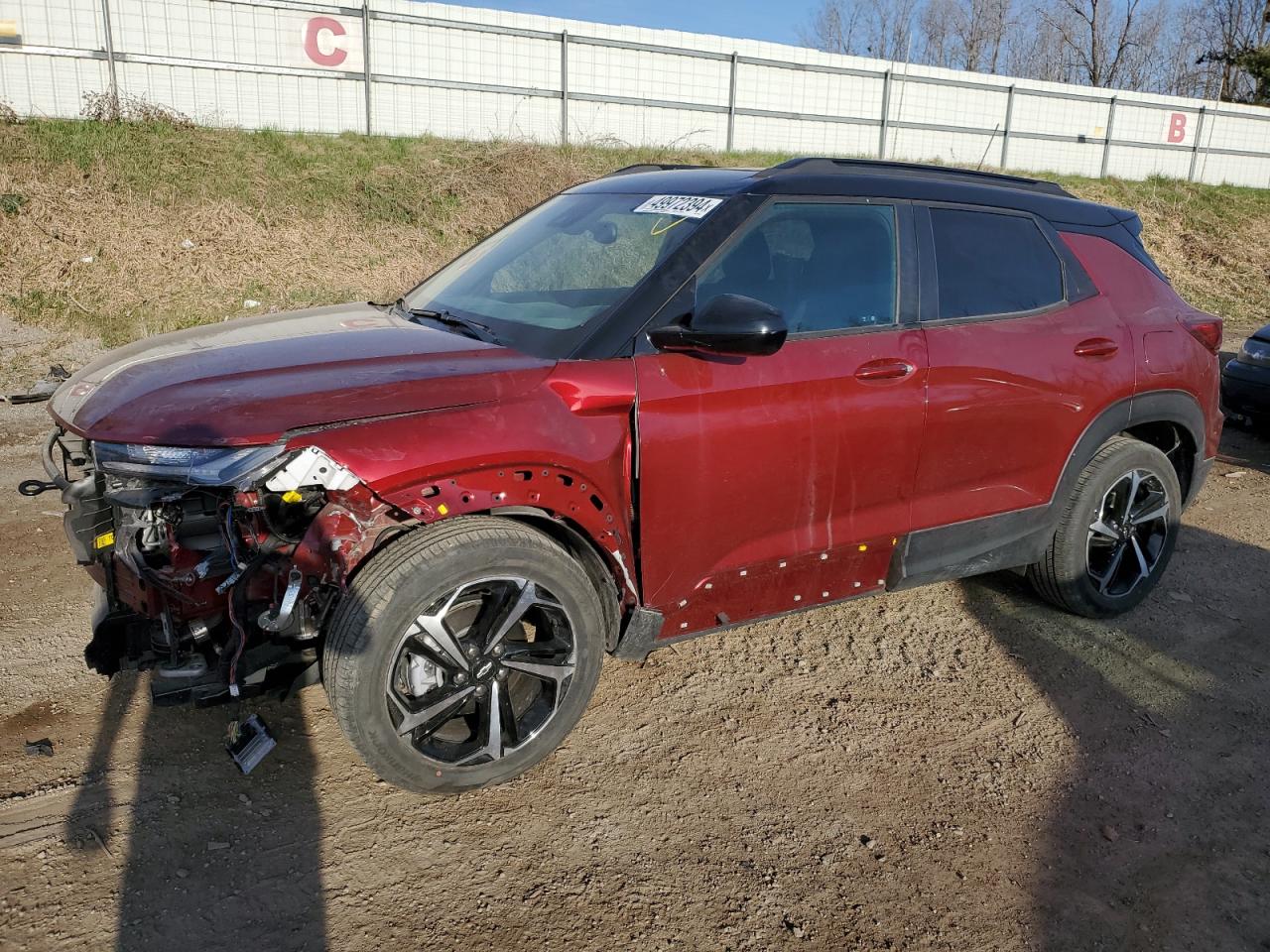 2022 Chevrolet Trailblazer Rs vin: KL79MTSL4NB079105