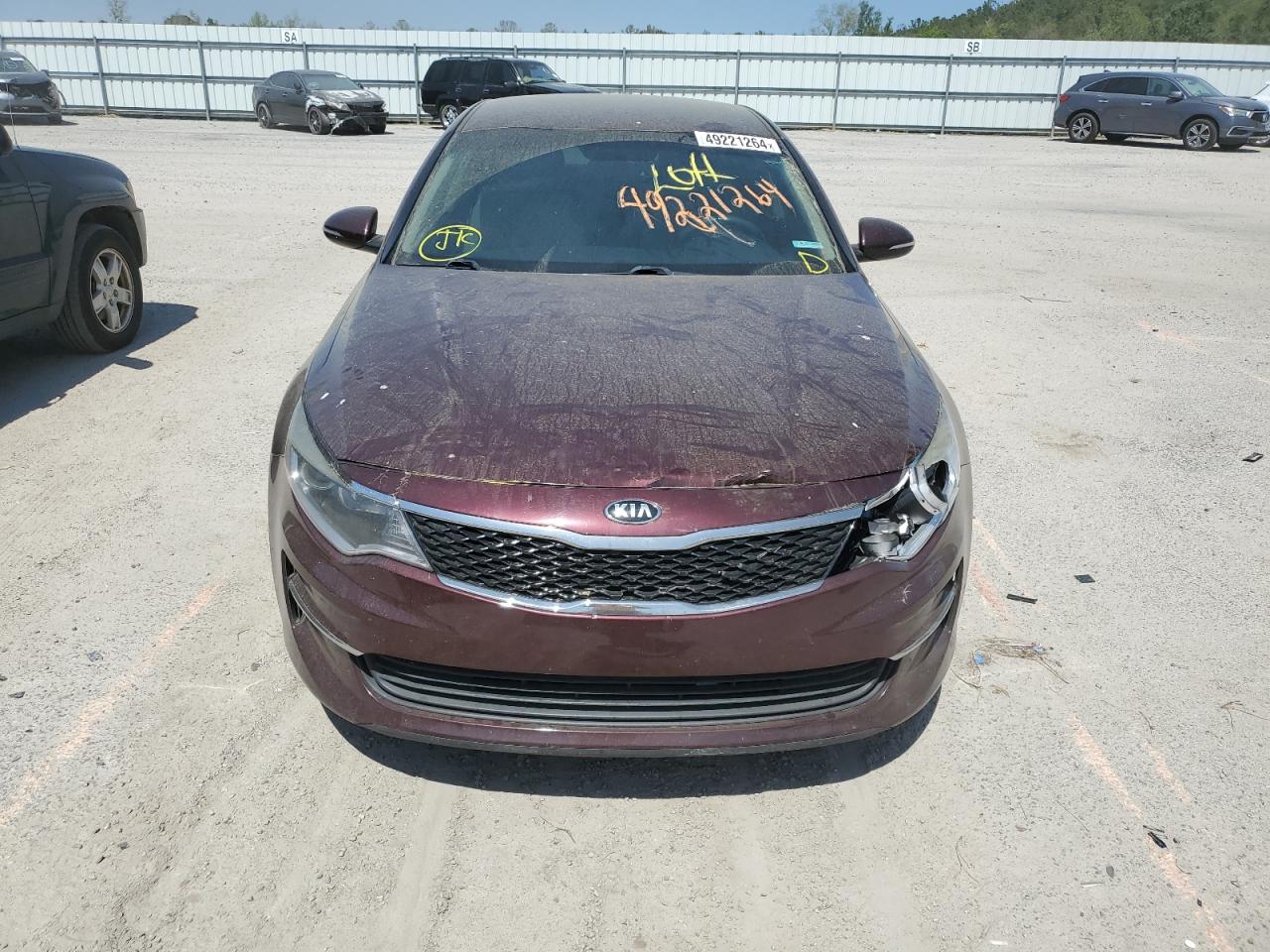 5XXGT4L38GG047305 2016 Kia Optima Lx