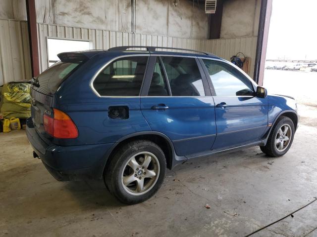 BMW X5 4.4I 2001 blue 4dr spor gas WBAFB33531LH13715 photo #4