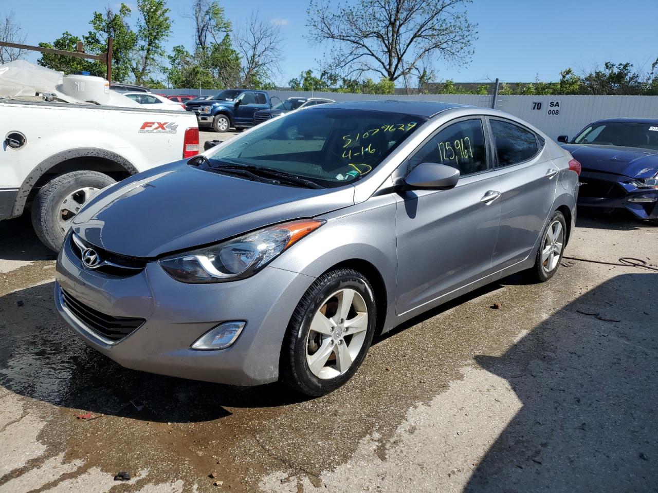 KMHDH4AE0DU787893 2013 Hyundai Elantra Gls