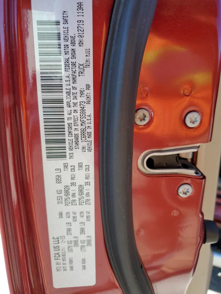 1C6RR6LMXFS580473 2015 Ram 1500 Slt