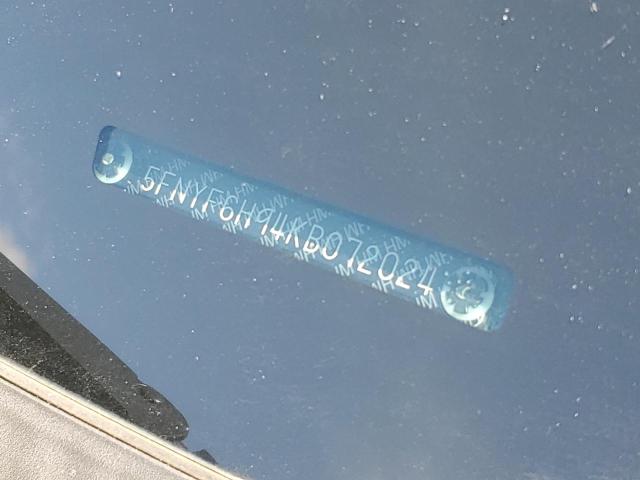 2019 Honda Pilot Touring VIN: 5FNYF6H94KB072024 Lot: 51379264