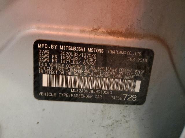 2018 MITSUBISHI MIRAGE ES - ML32A3HJ8JH010060