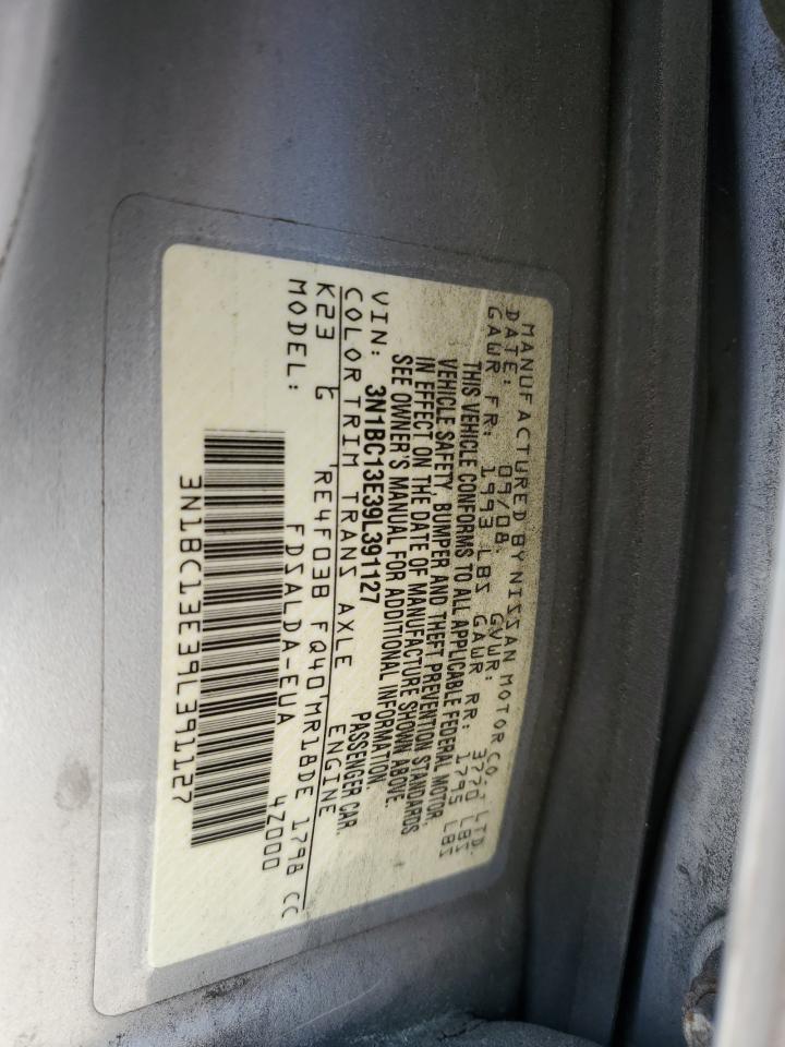 3N1BC13E39L391127 2009 Nissan Versa S