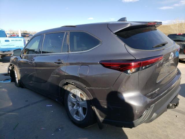 VIN 5TDBZRBH1MS530499 2021 Toyota Highlander, L no.2