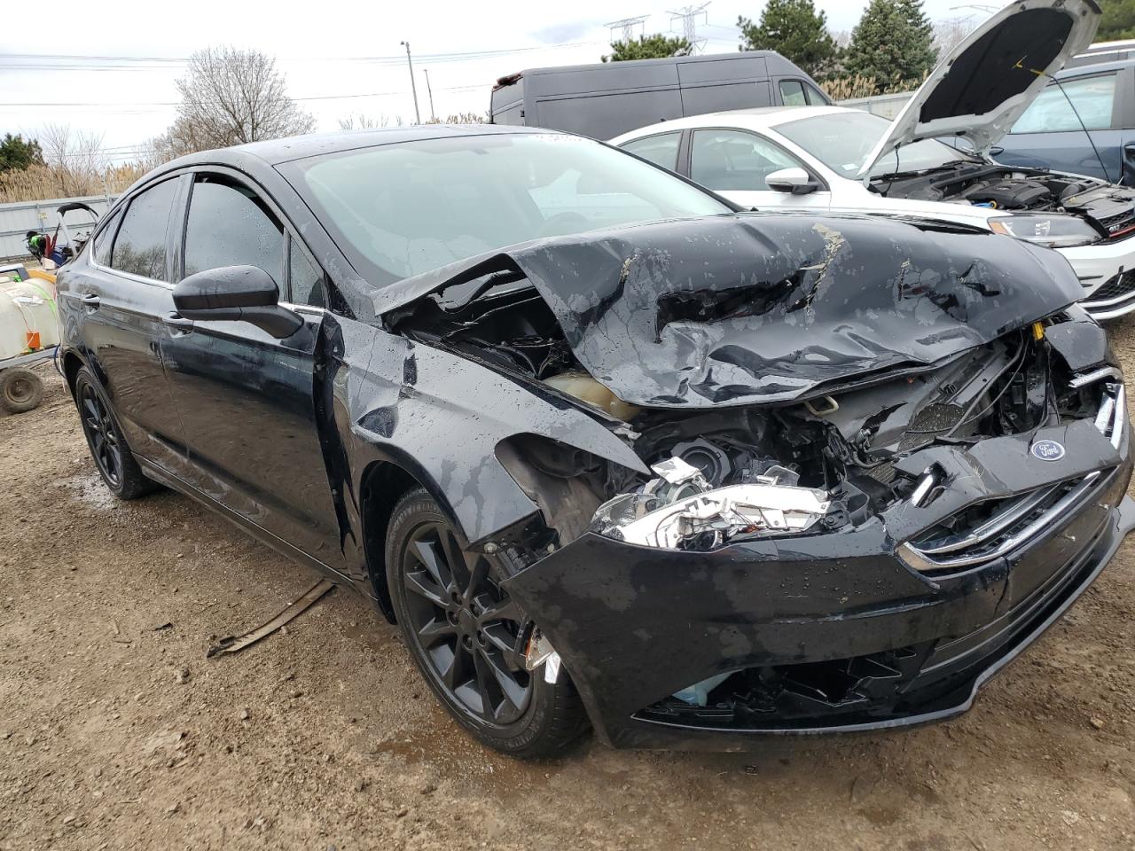 2017 Ford Fusion Se vin: 3FA6P0H79HR164906