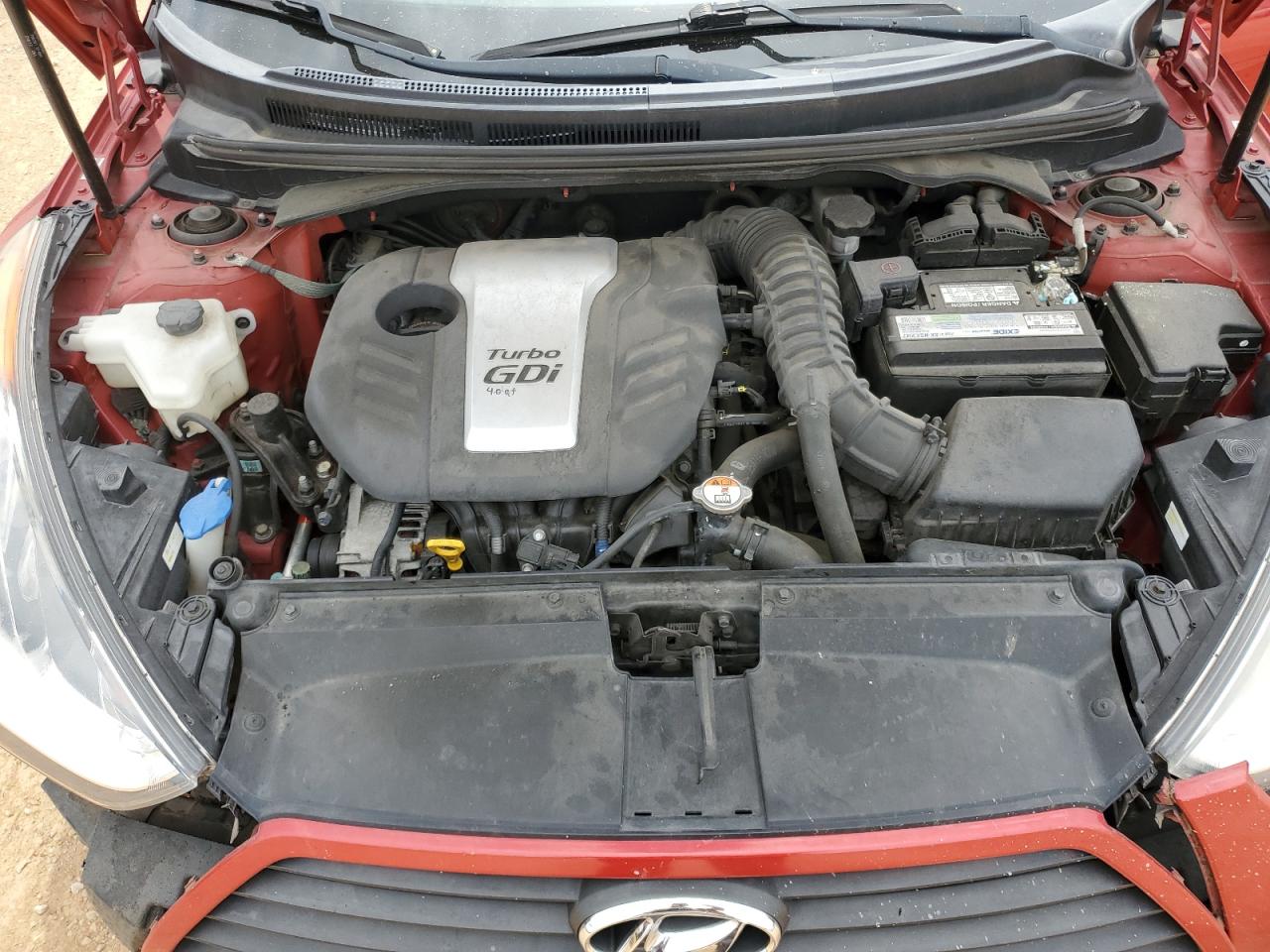 KMHTC6AE9EU185775 2014 Hyundai Veloster Turbo