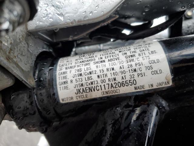 2007 KAWASAKI EN500 C - JKAENVC117A206550