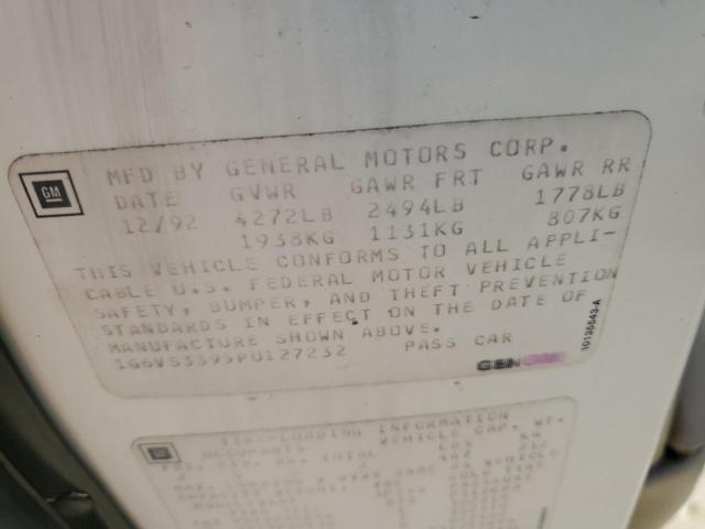 1993 Cadillac Allante VIN: 1G6VS3395PU127232 Lot: 49267954