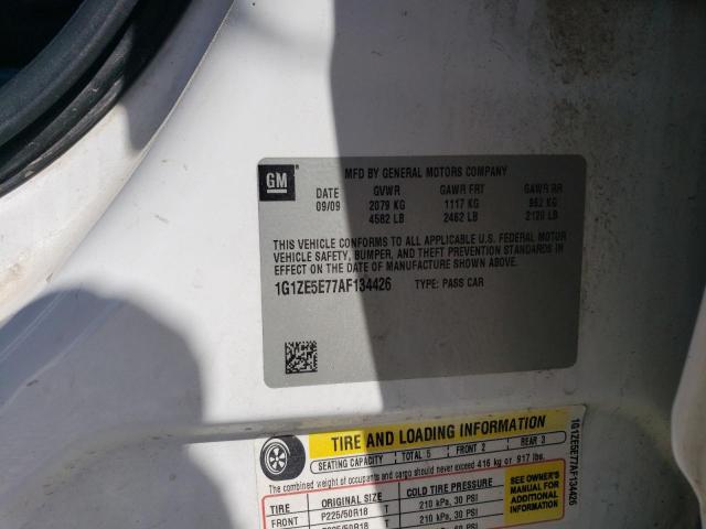 2010 Chevrolet Malibu Ltz VIN: 1G1ZE5E77AF134426 Lot: 50485434