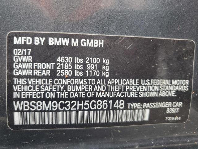 WBS8M9C32H5G86148 2017 BMW M3