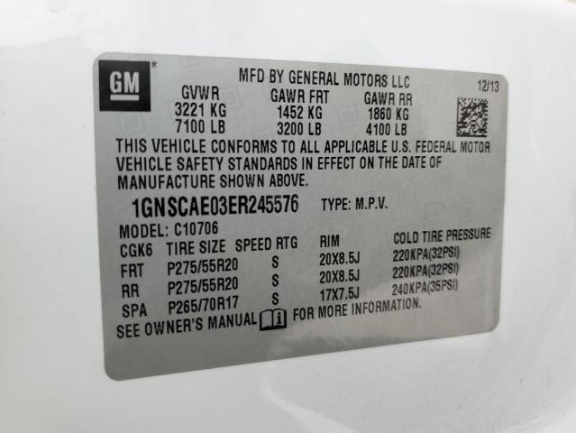 1GNSCAE03ER245576 2014 Chevrolet Tahoe C1500 Ls