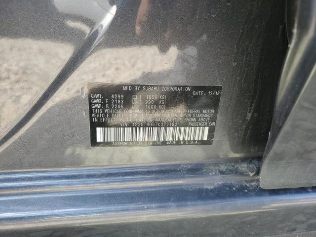 2019 Subaru Impreza VIN: 4S3GTAB67K3721821 Lot: 51670914