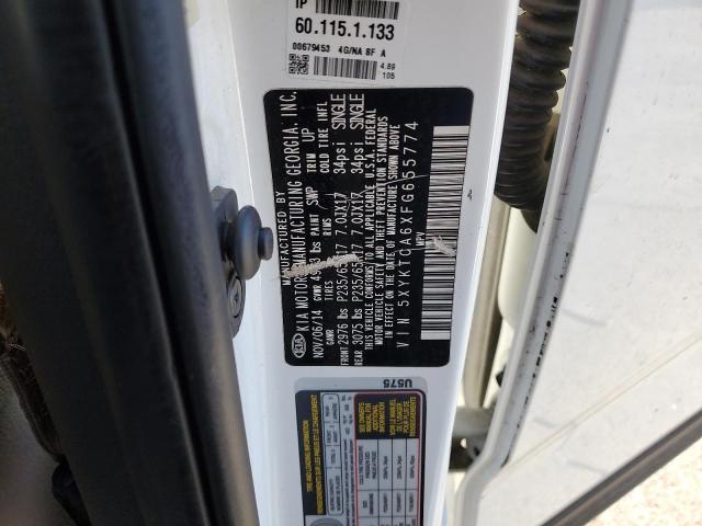 2015 KIA SORENTO LX 5XYKTCA6XFG655774