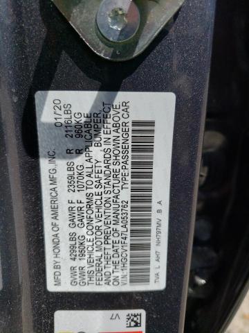 2020 HONDA ACCORD EX - 1HGCV1F47LA053762