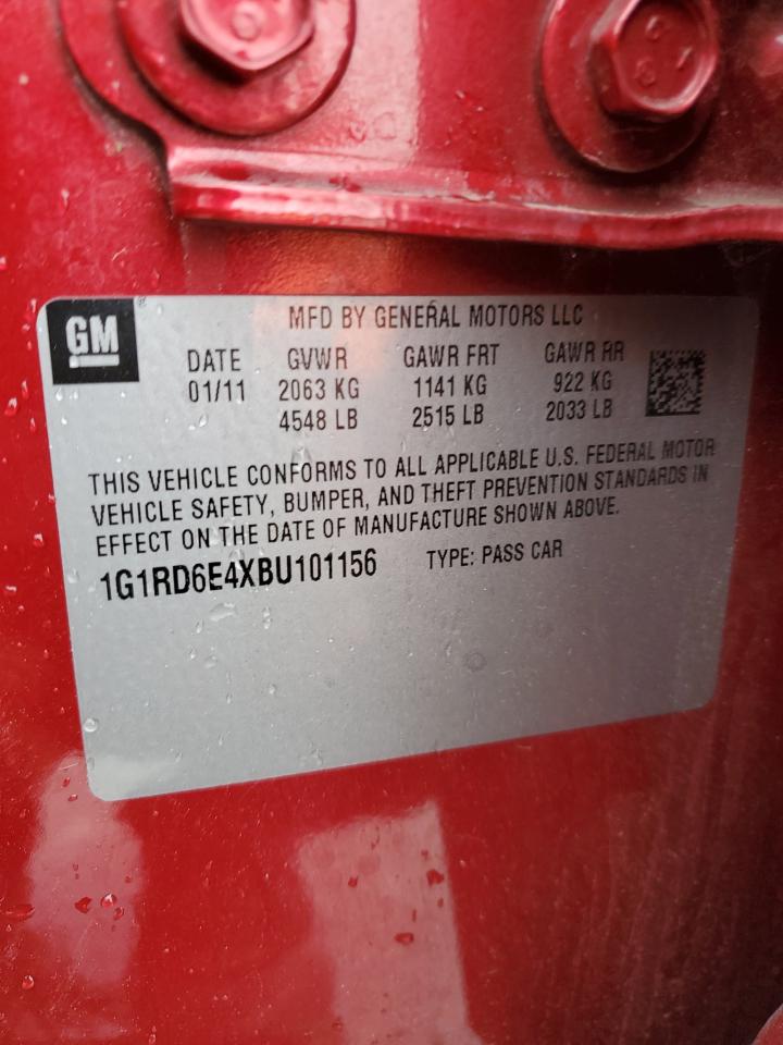1G1RD6E4XBU101156 2011 Chevrolet Volt