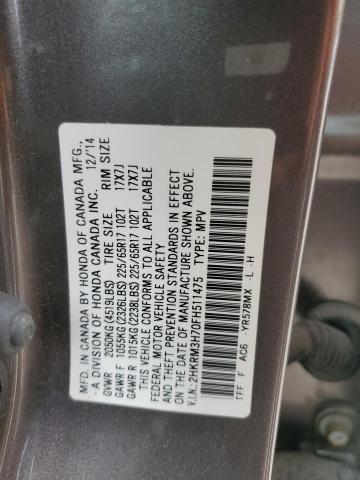 2015 HONDA CRV 2HKRM3H70FH511475