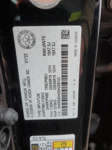 2022 HONDA CR-V SPORT - 2HKRW2H43NH208103