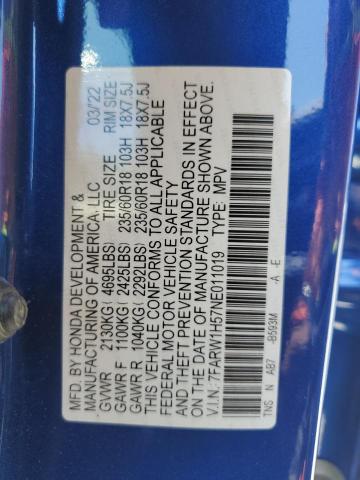 2022 HONDA CR-V EX - 7FARW1H57NE011019