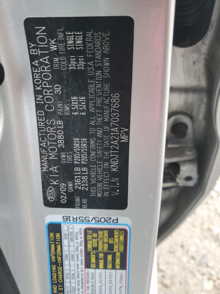 KNDJT2A21A7037686 2010 Kia Soul +