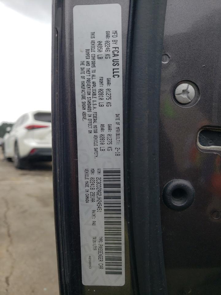 2C3CDZAG2JH245451 2018 Dodge Challenger Sxt