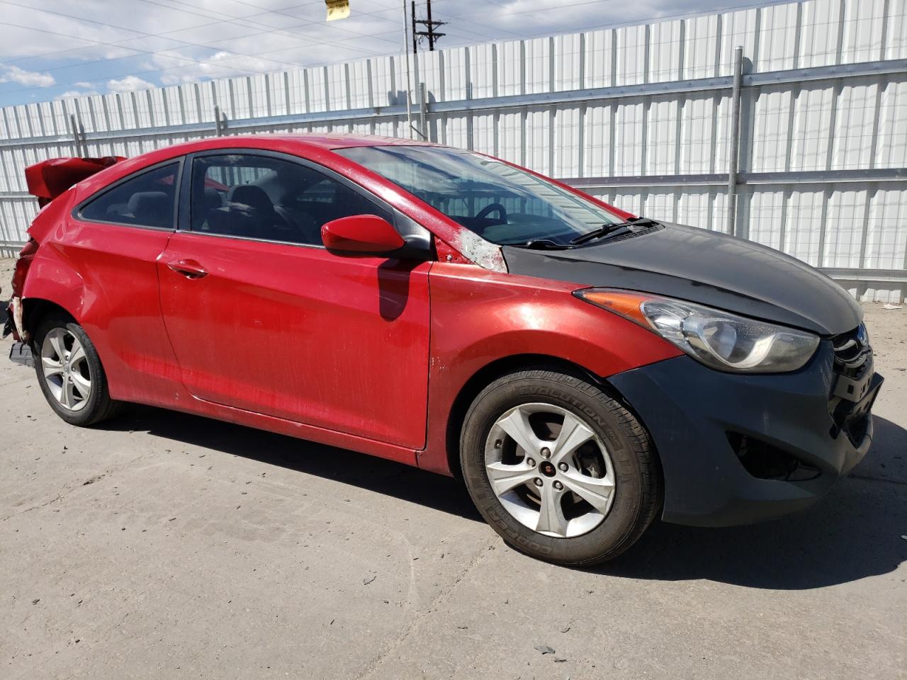 KMHDH6AEXDU015008 2013 Hyundai Elantra Coupe Gs