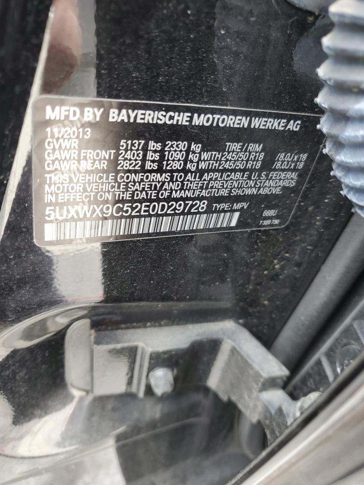 5UXWX9C52E0D29728 2014 BMW X3 xDrive28I