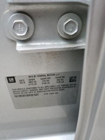 2016 CHEVROLET MALIBU 4D 1G1ZE5ST3GF281627