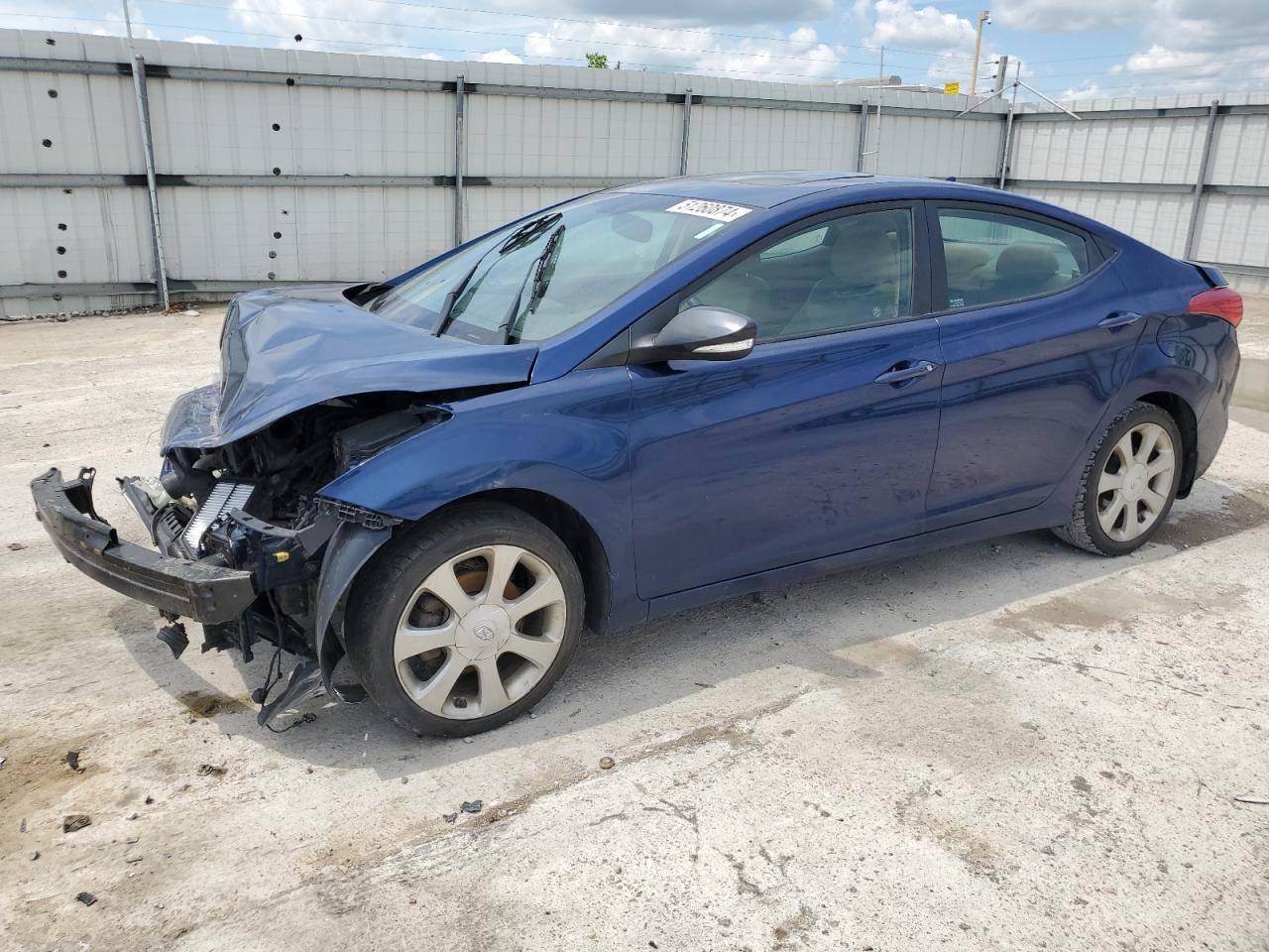 KMHDH4AE6DU701003 2013 Hyundai Elantra Gls