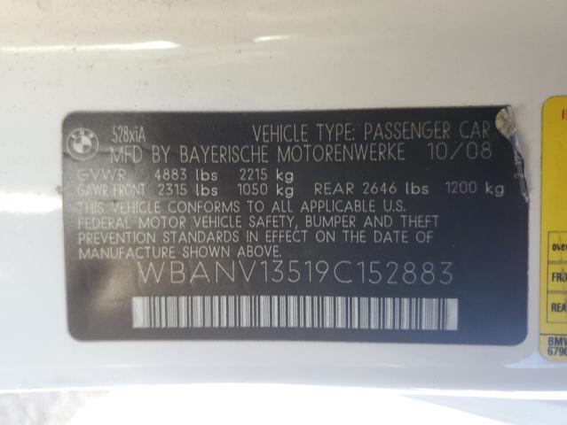 WBANV13519C152883 2009 BMW 528 Xi