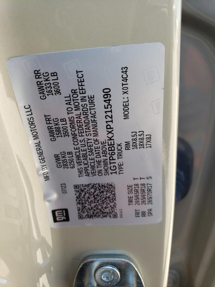 1GTP6BEKXP1215490 2023 GMC Canyon Elevation