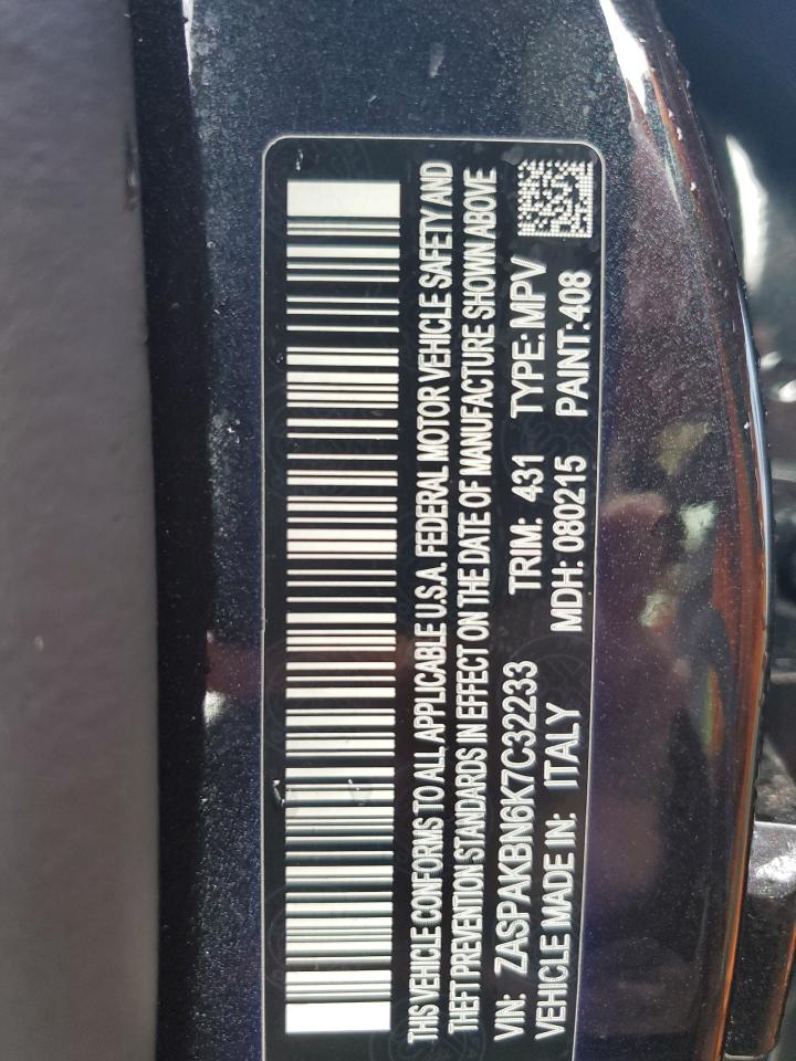 ZASPAKBN6K7C32233 2019 Alfa Romeo Stelvio Ti