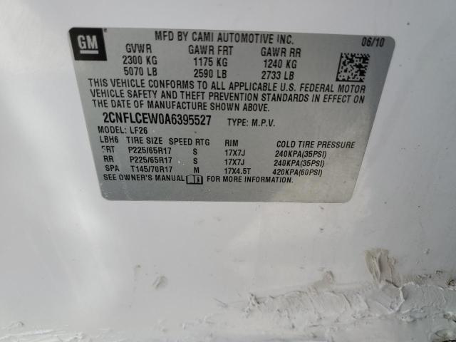 2010 Chevrolet Equinox Ls VIN: 2CNFLCEW0A6395527 Lot: 52213274