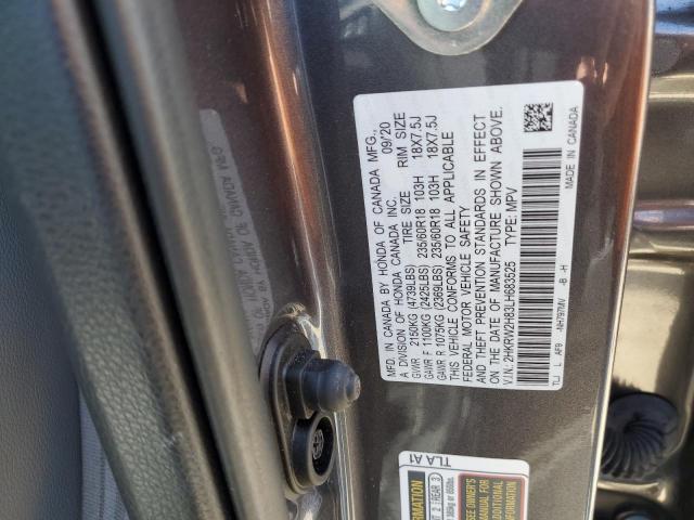 2020 Honda Cr-V Exl VIN: 2HKRW2H83LH683525 Lot: 50183574