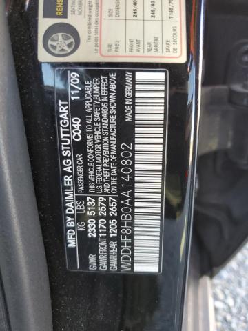 2010 Mercedes-Benz E 350 4Matic VIN: WDDHF8HB0AA140802 Lot: 49221094